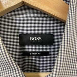 Hugo Boss checkered button down